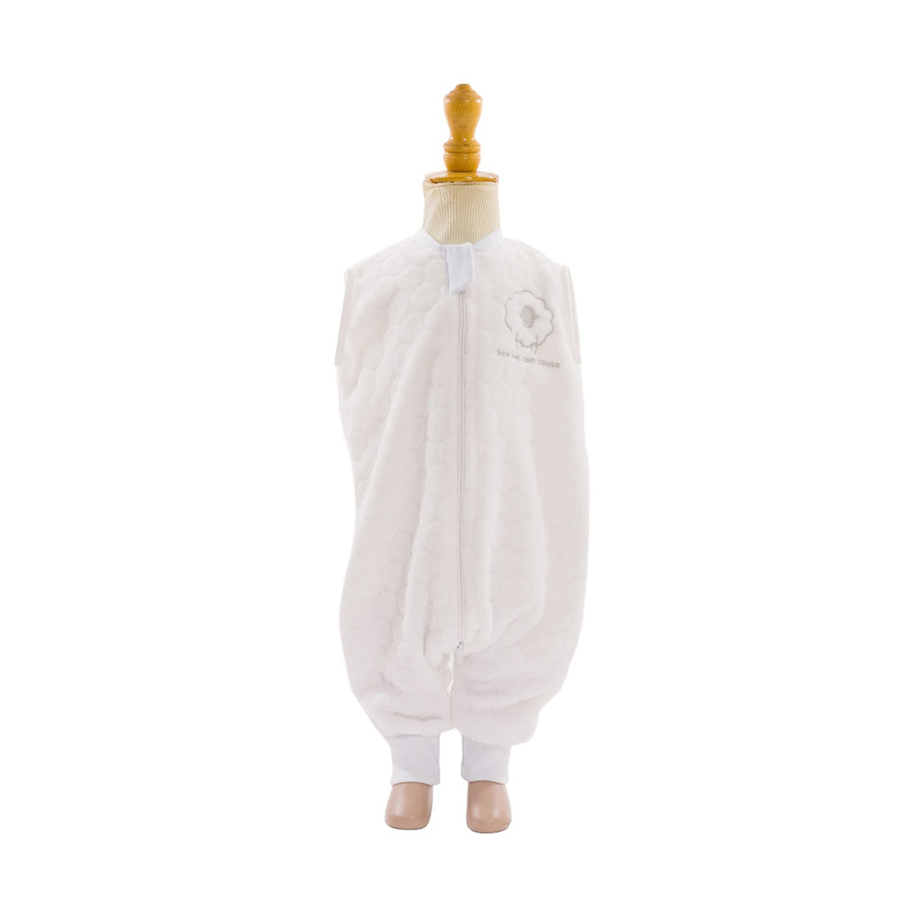 SAQUITOS FLEECE CON SALIDA PARA PIES