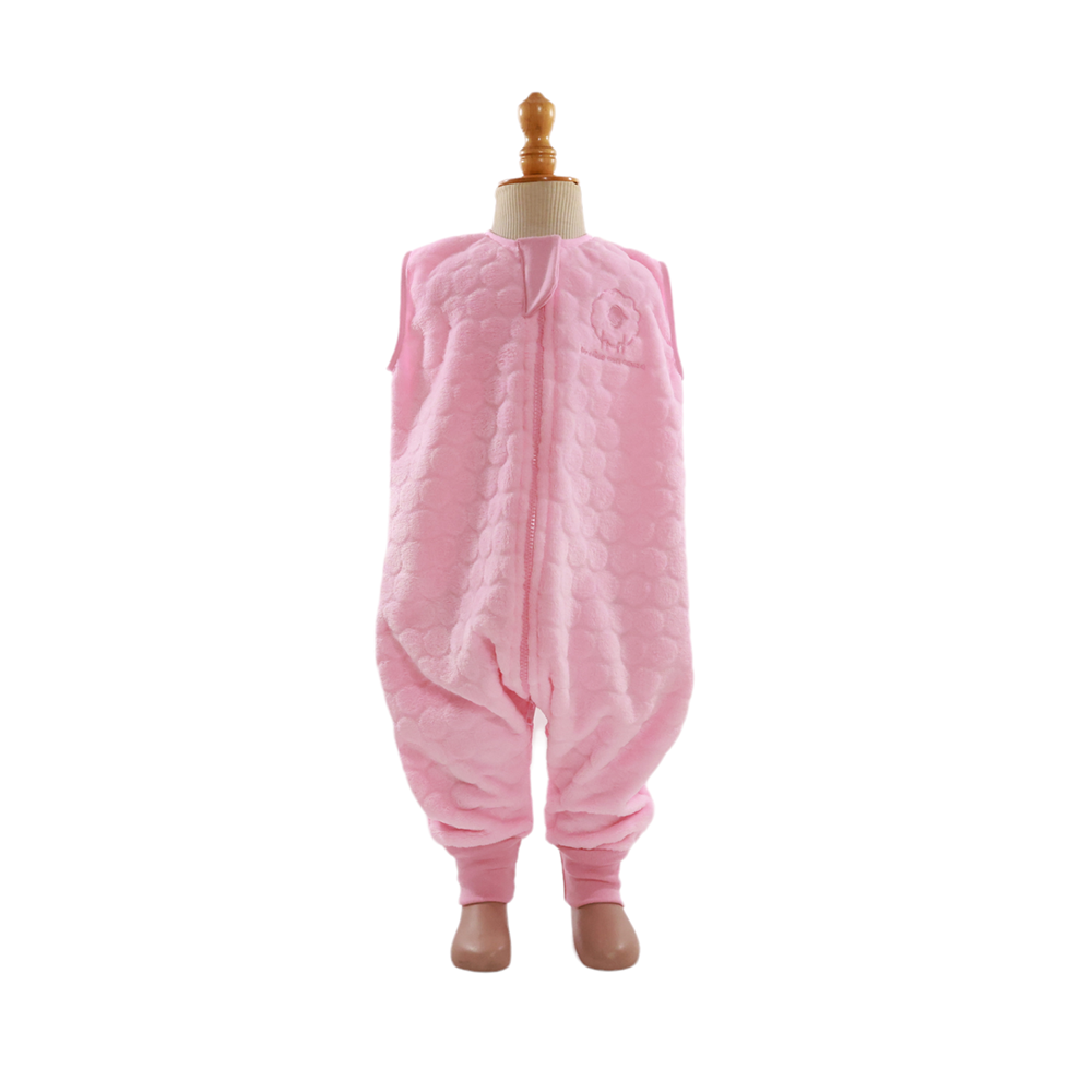 SAQUITOS FLEECE CON SALIDA PARA PIES