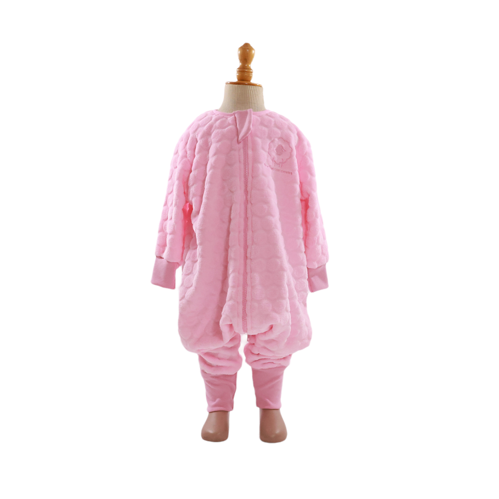 SAQUITOS FLEECE CON SALIDA PARA PIES