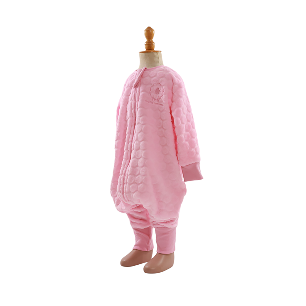 SAQUITOS FLEECE CON SALIDA PARA PIES