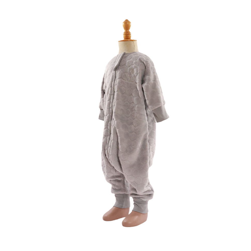 SAQUITOS FLEECE CON SALIDA PARA PIES