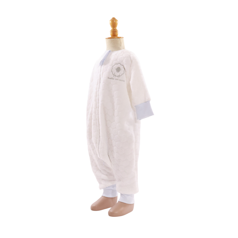 SAQUITOS FLEECE CON SALIDA PARA PIES