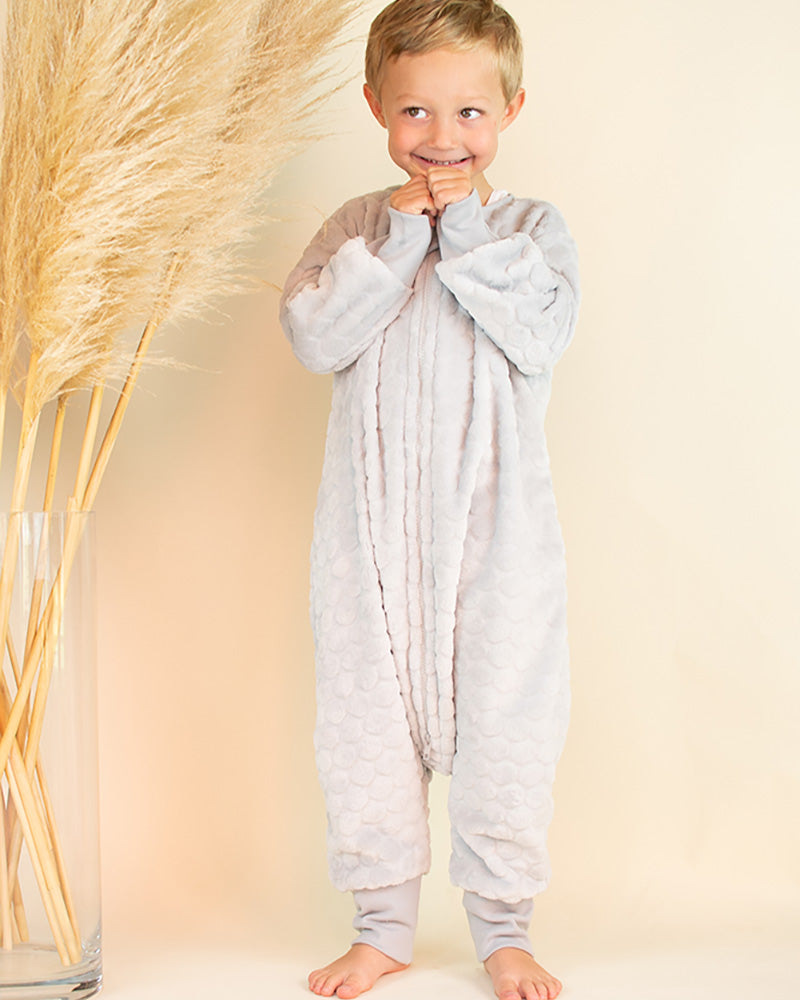 SAQUITOS FLEECE CON SALIDA PARA PIES