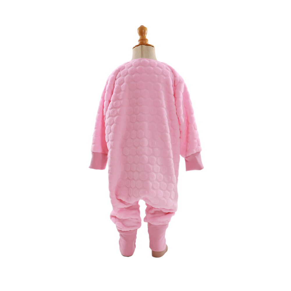 SAQUITOS FLEECE CON SALIDA PARA PIES