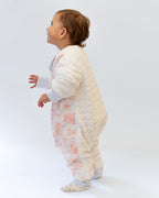 SAQUITOS FLEECE CON SALIDA PARA PIES