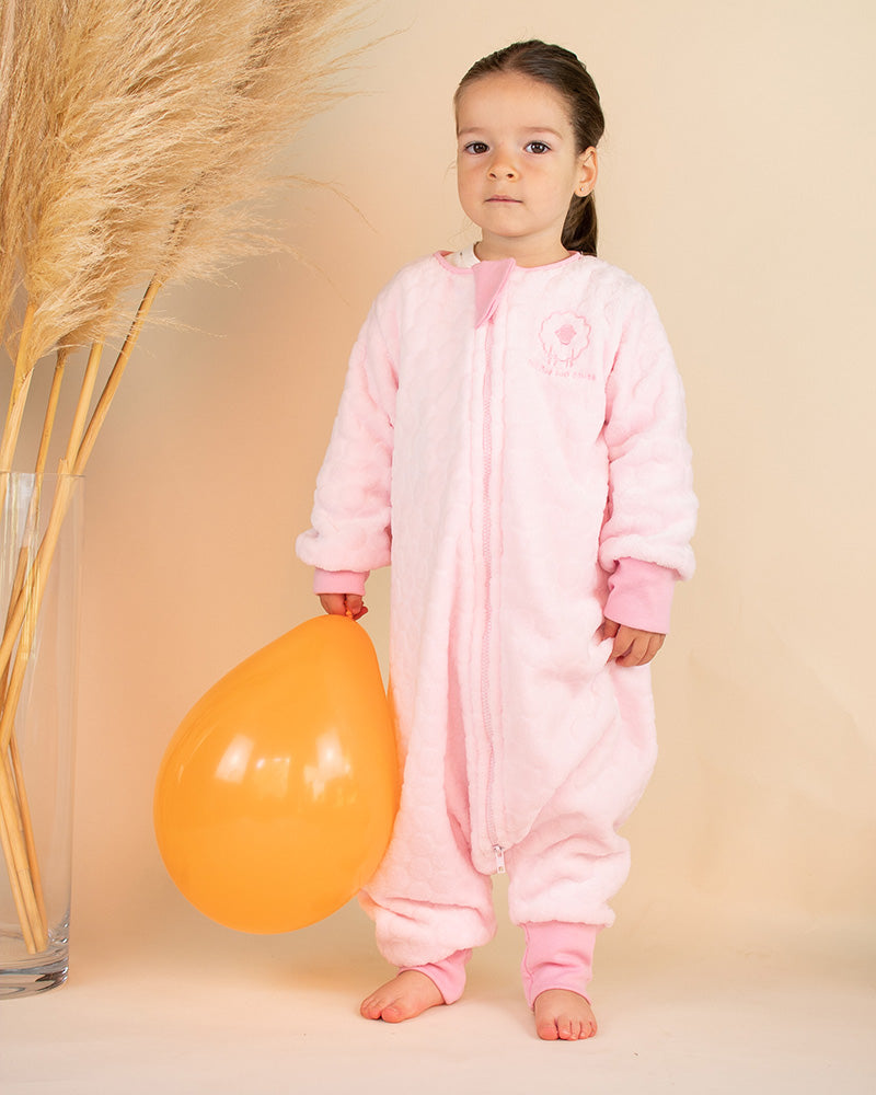 SAQUITOS FLEECE CON SALIDA PARA PIES