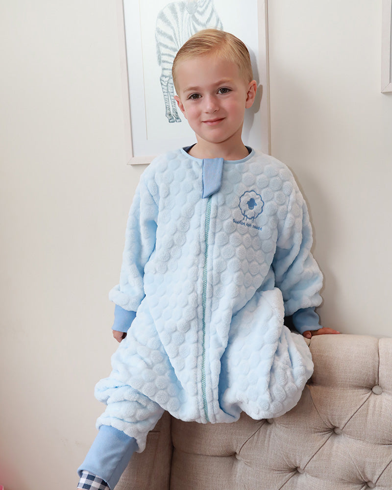 SAQUITOS FLEECE CON SALIDA PARA PIES