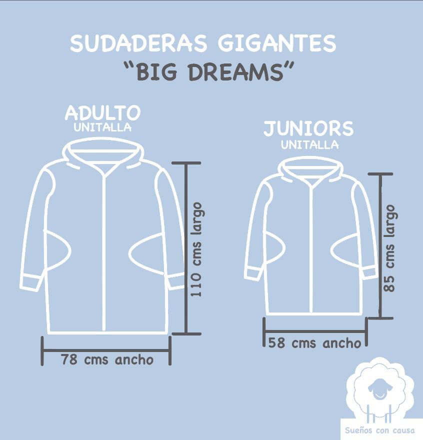 "Big Dreams" Sudadera Gigante JUNIORS
